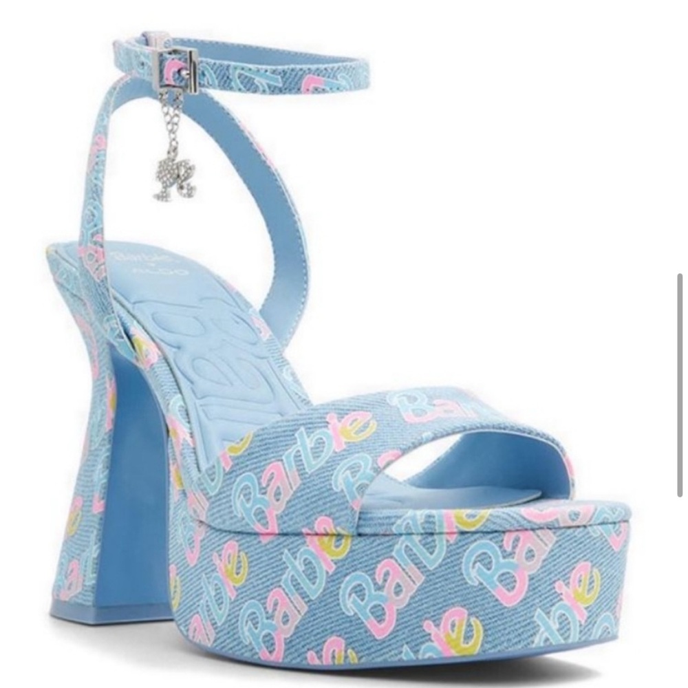 Barbie Aldo Dreamhouse denim platform